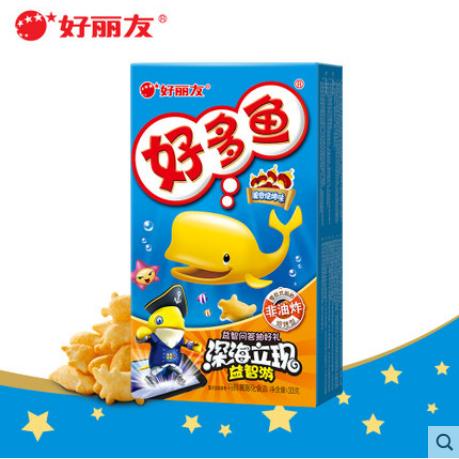 【百汇到家】好丽友好多鱼脆香烧烤味33g 商品图0