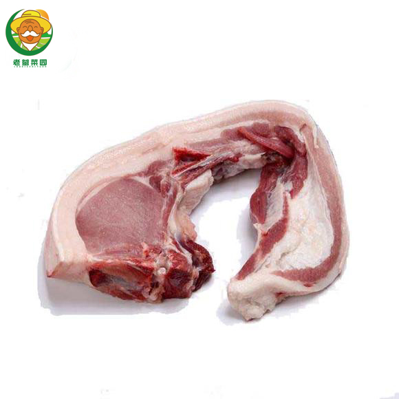 精选户猪肋条肉(约3斤装请在晚上12点前预订)