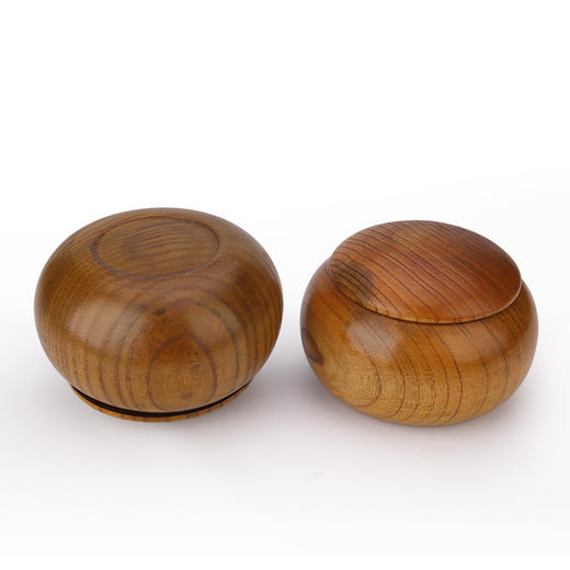 整木酸枣木围棋罐一对 商品图4