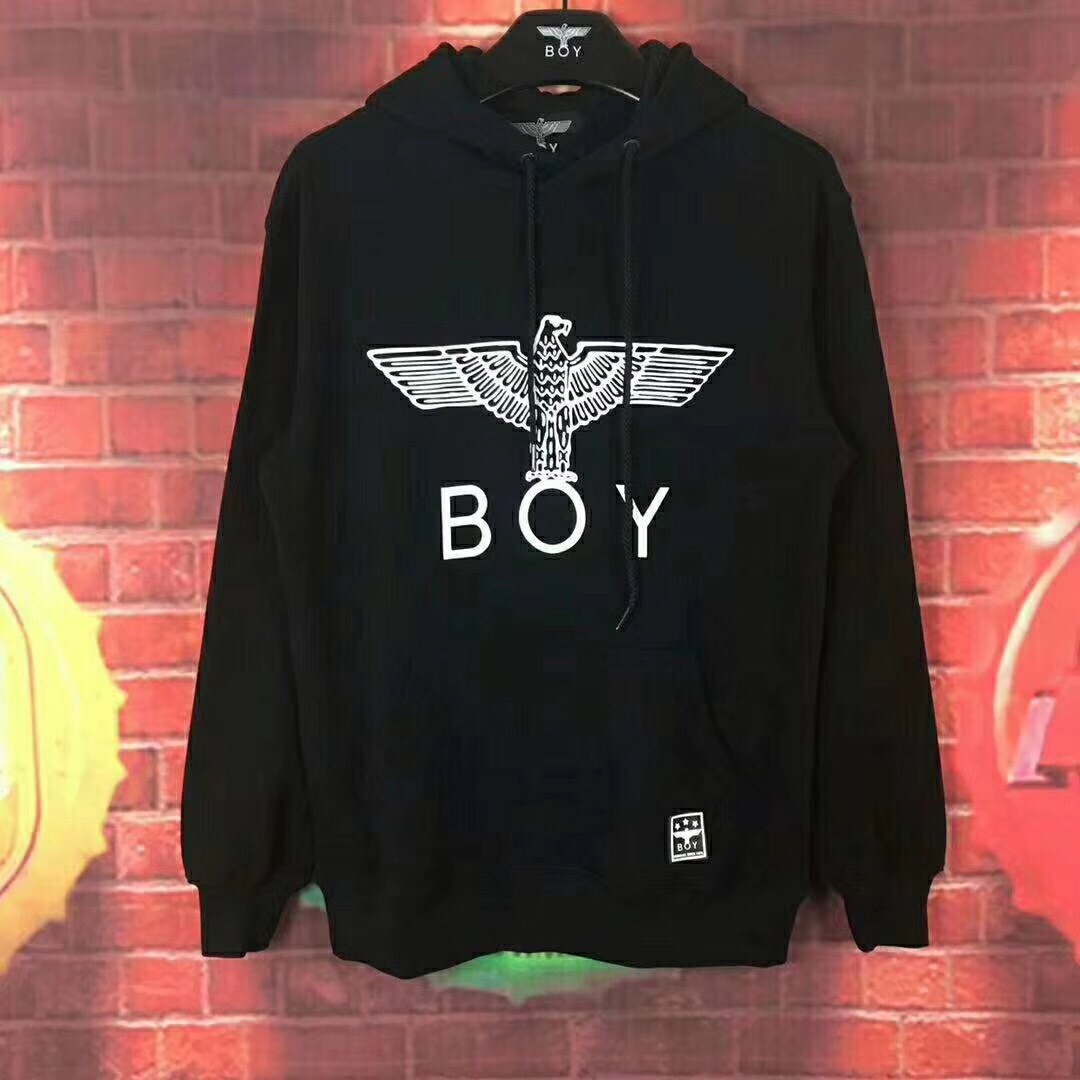 正品韩版boylondon连帽经典款卫衣