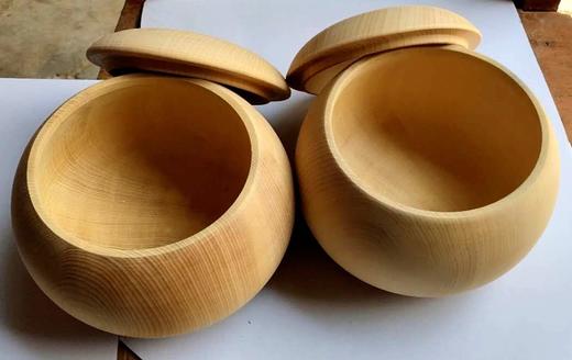 香榧 本榧 原色大号棋罐  不上漆 打蜡 乌龙榧木棋罐 一对 商品图4