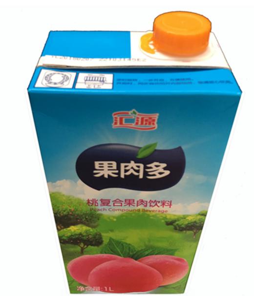 【百汇到家】汇源桃果肉饮料1L   汇源果汁 商品图1
