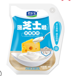 【百汇到家】君乐宝芝士浓缩酸奶风味发酵乳180g