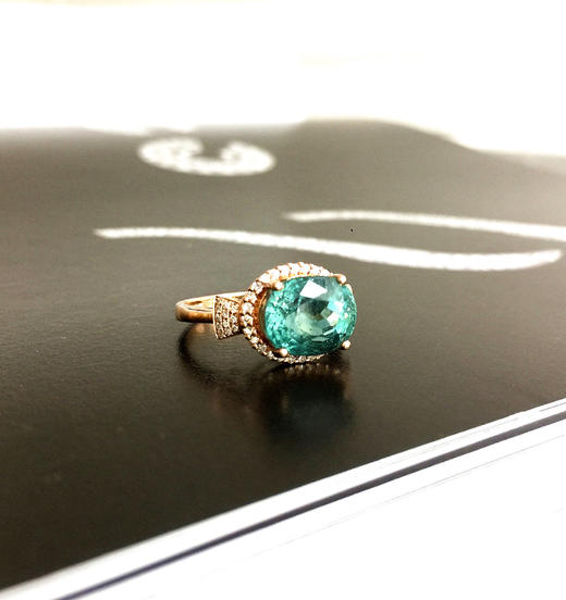 糖果款蓝碧玺戒指 商品图2