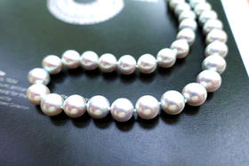 9.5-10mm日本Akoya 珍珠项链