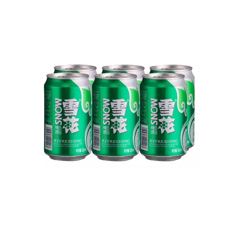 雪花清爽啤酒330ml*6
