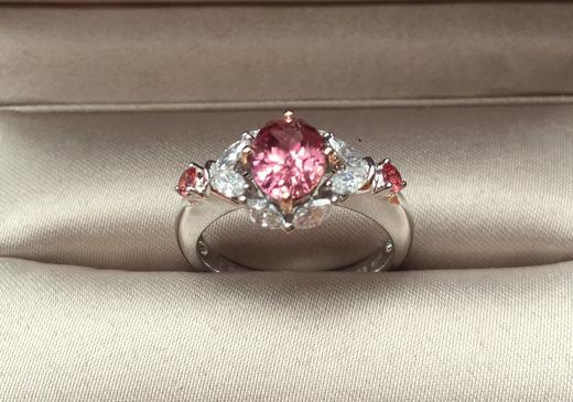 1.59克拉帕帕拉恰蓝宝石戒指 商品图3