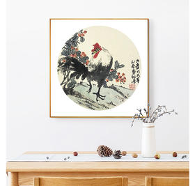 邹凌-真迹- 国画花鸟《大吉》    卧室  玄关  餐厅  书房