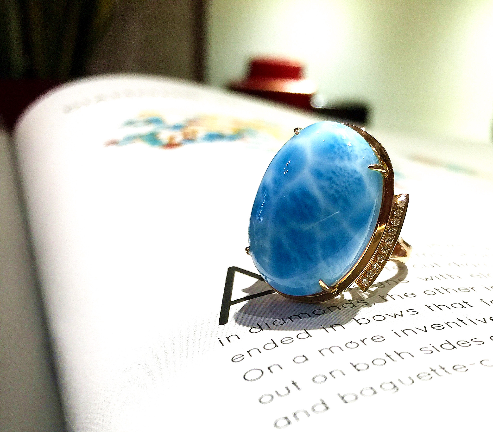 海纹石海洋戒指