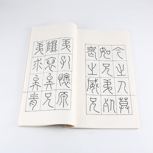 王虚舟篆书二种（ 王澍篆书诗经千字文书法临摹字帖） 商品图3
