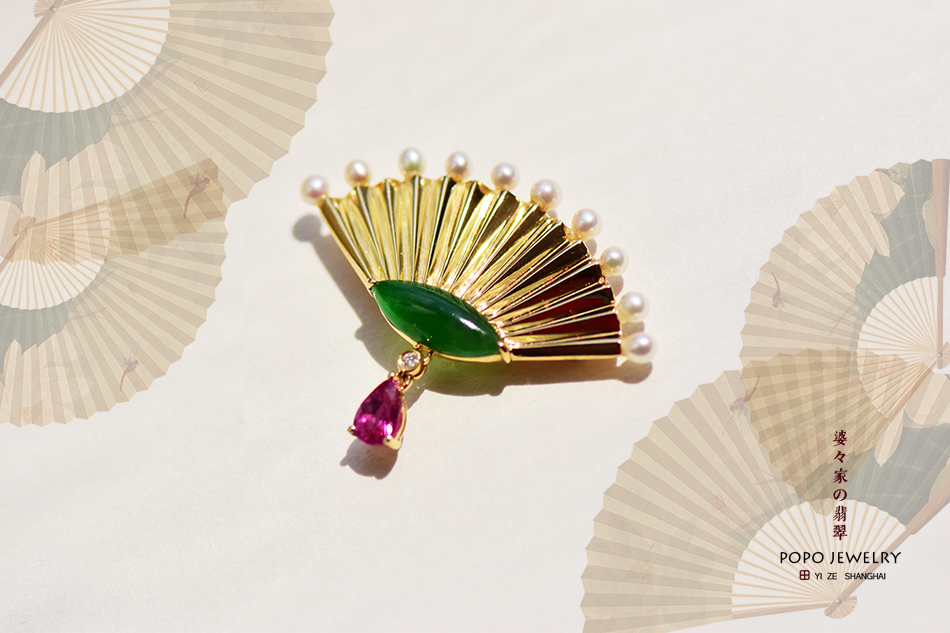 原创│祝仪扇，一款仪式感爆棚的胸针