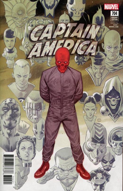 美国队长 主刊 Captain America V8（2017）变体 商品图0