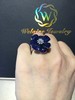 经典工艺无边镶嵌天然蓝宝石花朵戒指（同款已出，可定制） 商品缩略图3