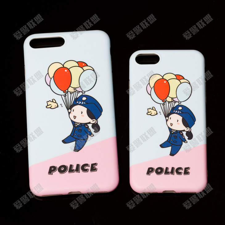 卡通警察手机壳