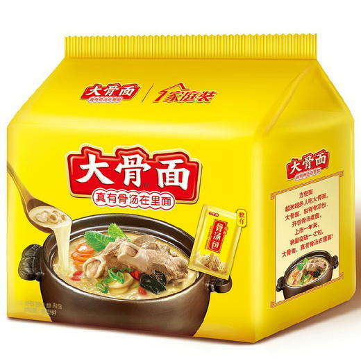 白象五连包大骨面106g*5 商品图2