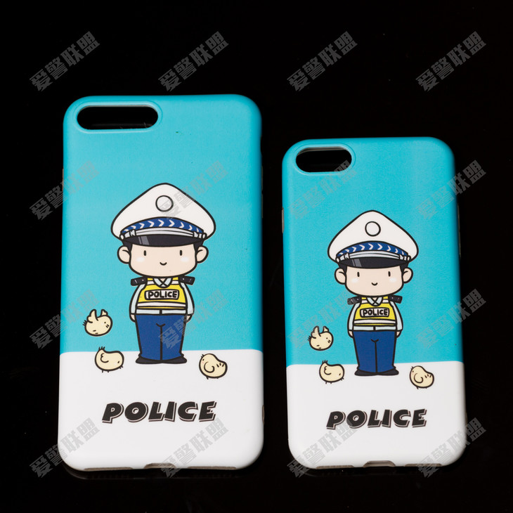 卡通警察手机壳