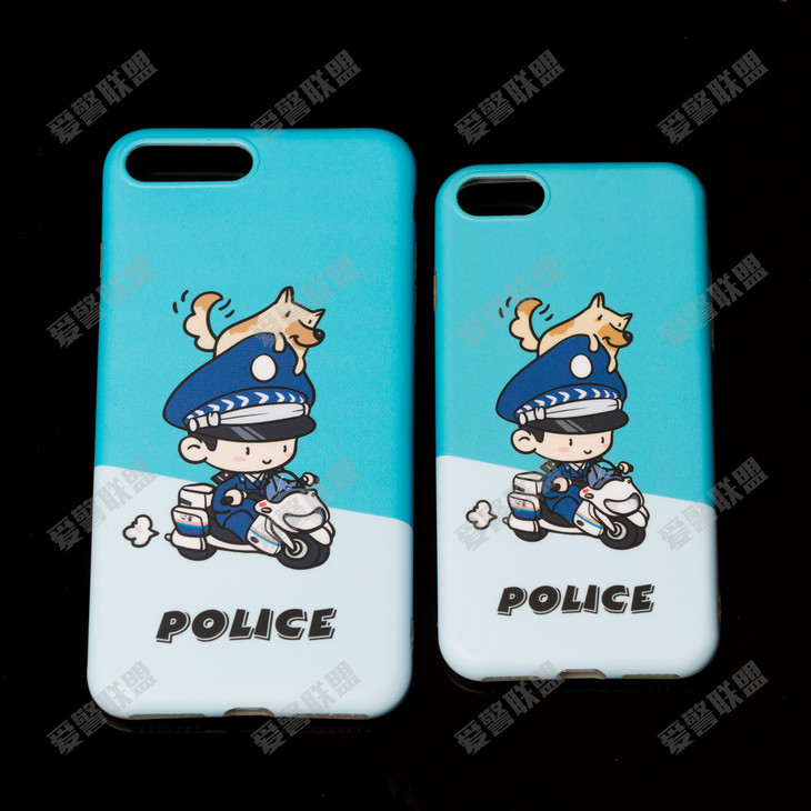 卡通警察手机壳