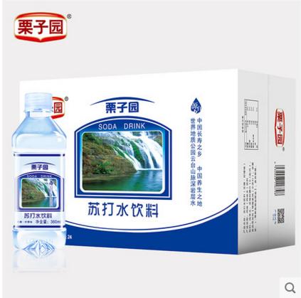 【百汇到家】栗子园无糖苏打水350ml 商品图0