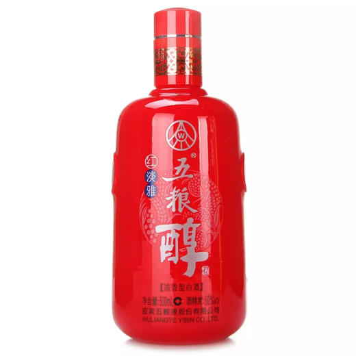 ￼￼五粮液 股份有限公司 五粮醇 红淡雅（铁盒） 白酒 50度 整箱装 500ml*6瓶 商品图3