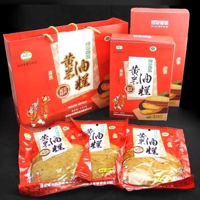 富县特产绿谷田园牌黄米油糕正宗农家软油糕 商品图2