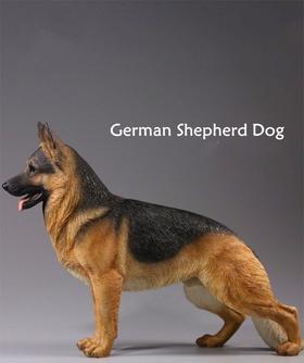 德国牧羊犬1:6仿真模型
