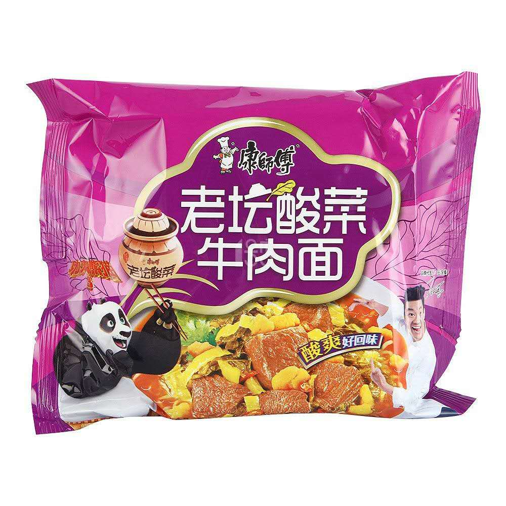 袋康师傅老坛酸菜牛肉面