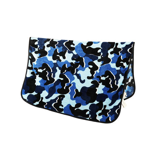 CRT17003 CRT17004  CK CAMOFLAGE 迷彩毯（蓝） 商品图5