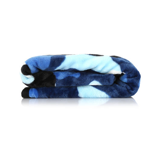 CRT17003 CRT17004  CK CAMOFLAGE 迷彩毯（蓝） 商品图8