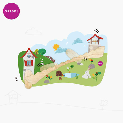 新加坡 ORIBEL 艾丽贝尔 墙面玩具_ 杰克与吉尔 商品图0