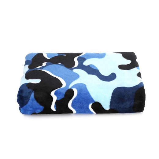 CRT17003 CRT17004  CK CAMOFLAGE 迷彩毯（蓝） 商品图6