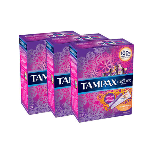 【隐形棉条】Tampax 丹碧丝 无感卫生棉条16支盒 商品图0
