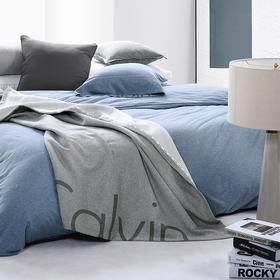 CRT17006  CK BODY THROW 传统素色棉毯（浅灰）