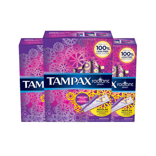 【隐形棉条】Tampax 丹碧丝 无感卫生棉条16支盒 商品图4