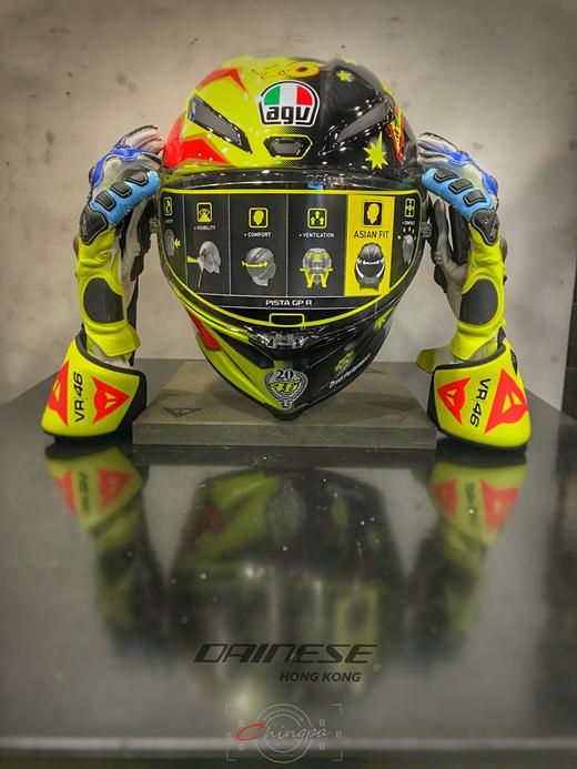 DAINESE/丹尼斯FULL METAL 6 REPLICA 罗西竞技手套 商品图1