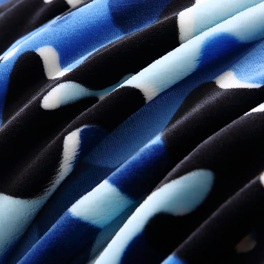 CRT17003 CRT17004  CK CAMOFLAGE 迷彩毯（蓝） 商品图1