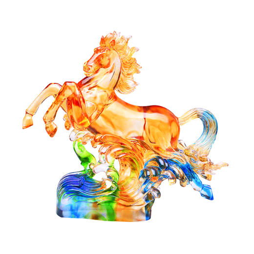 琉璃摆件 飞黄腾达 商务馈赠 商品图0