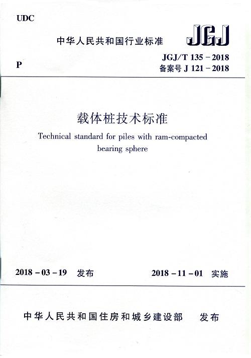 JGJ/T135-2018 载体桩技术标准  商品图0
