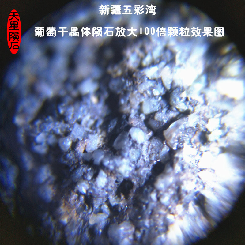 陨石原石天然正品宇宙含锶富硒葡萄干晶体陨石项链