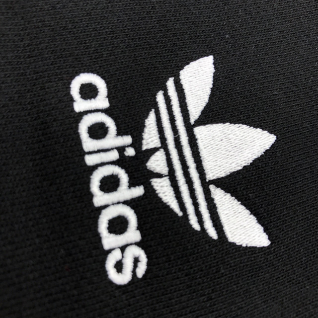 adidas 阿迪达斯三叶草刺绣标半断式拼接男女套装