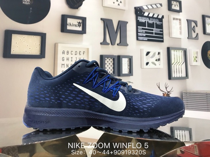 男鞋耐克nikezoomwinflo5登月5代猪八革轻盈休闲运动跑鞋aa7406002