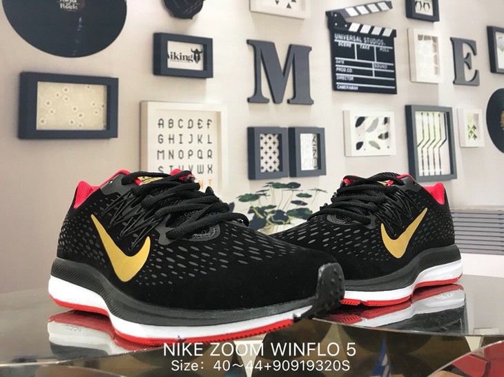 男鞋耐克nikezoomwinflo5登月5代猪八革轻盈休闲运动跑鞋aa7406002