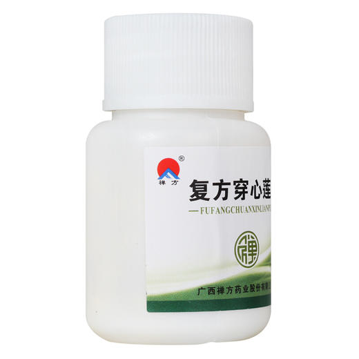 禅方 复方穿心莲片 100片清热解毒利湿风热感冒咽喉咙疼痛药 商品图5