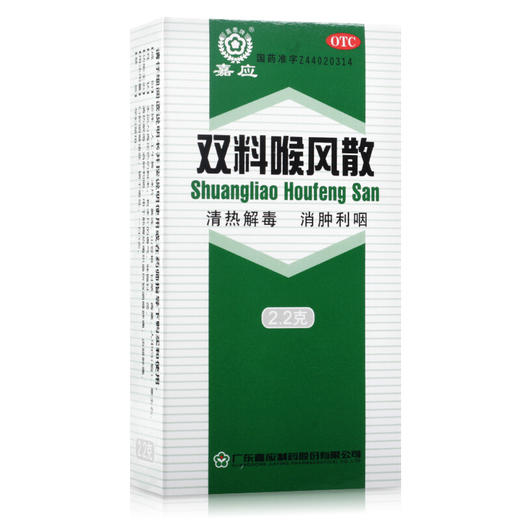 嘉应 双料喉风散2.2g口腔消肿利咽咽喉肿痛 商品图0