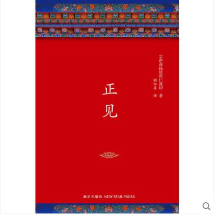 正见  精装版本  珍藏版 宗萨仁波切 著    李连杰、胡因梦作序推荐 商品图0
