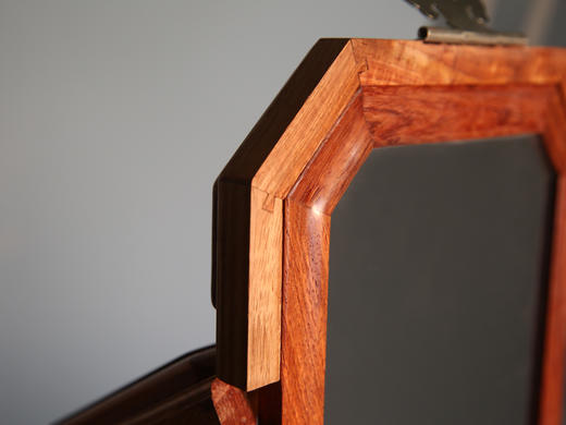 红桥红  精品 缅甸花梨（大果紫檀）【镜箱】 全独板 榫卯结构  纹理精美   馈赠佳礼 商品图4