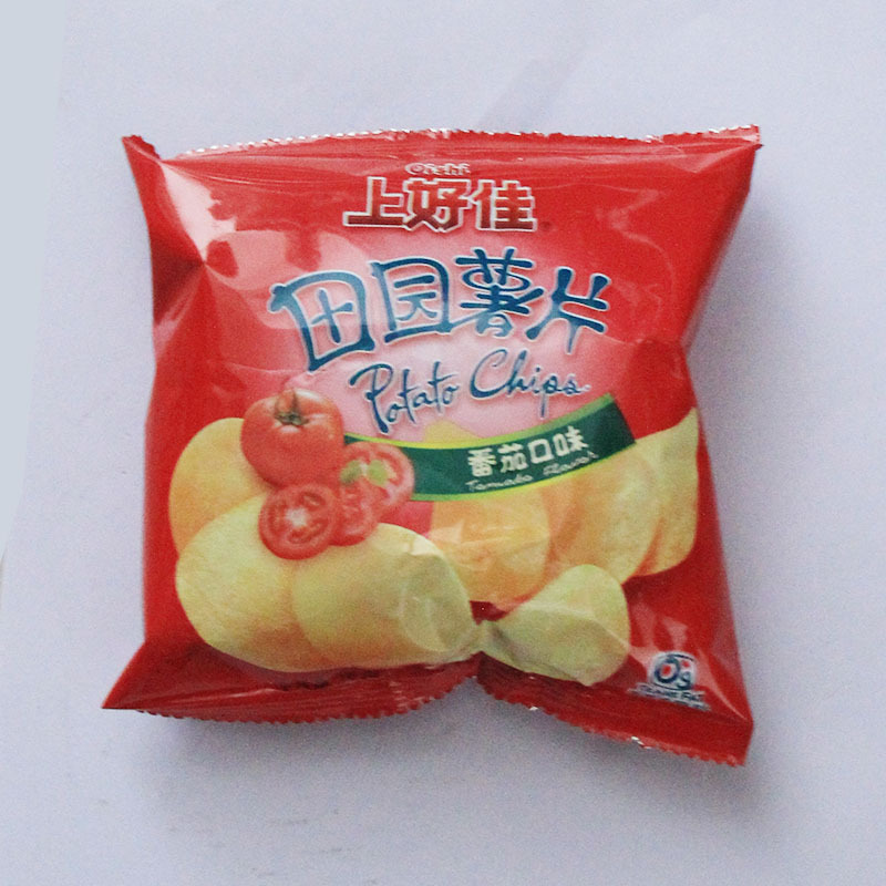 上好佳田园薯片番茄口味 16g/袋