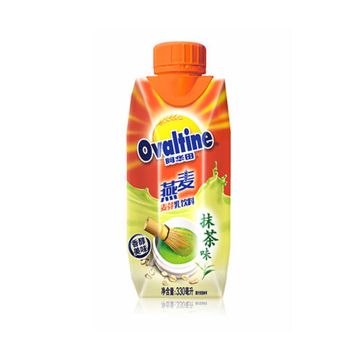 阿华田（Ovaltine） 燕麦麦芽乳饮料抹茶味含乳牛奶饮品330ml*12盒 商品图1
