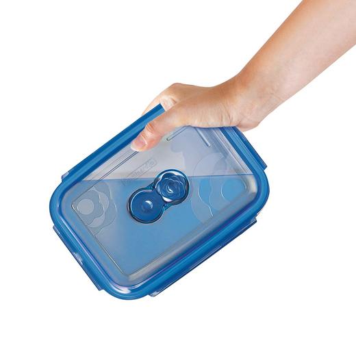 J-5153 凡尔赛钢化玻璃饭盒-小方形385mL 商品图1