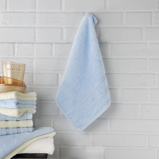 JD12668-N 缎档风尚面巾（蓝色） 商品图3