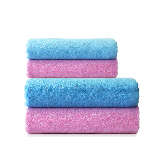 JD41008-N 无捻提花点点方面巾礼盒 商品图0